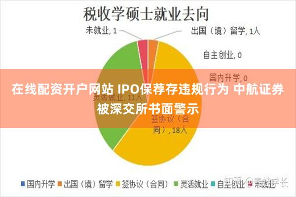 在线配资开户网站 IPO保荐存违规行为 中航证券被深交所书面警示