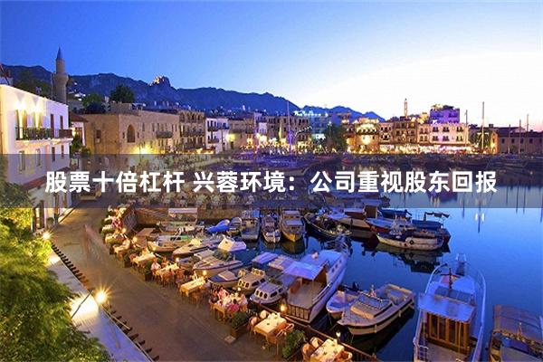 股票十倍杠杆 兴蓉环境：公司重视股东回报